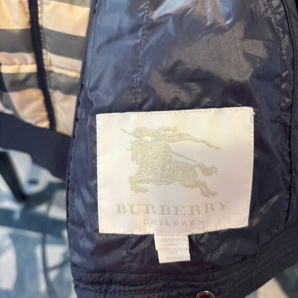 Burberry Navy Bomber Jacket in Size 12Y - Excellent Condition - Picture 4 of 7